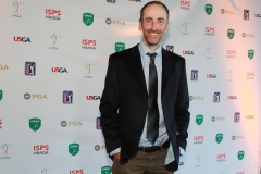 MARTINEZ, GA - APRIL 10:  arrives to the 2019 Golf Writers Association of America 47th annual awards dinner at the Savannah Rapids Pavilion on April 10, 2019 in Martinez, Georgia.
